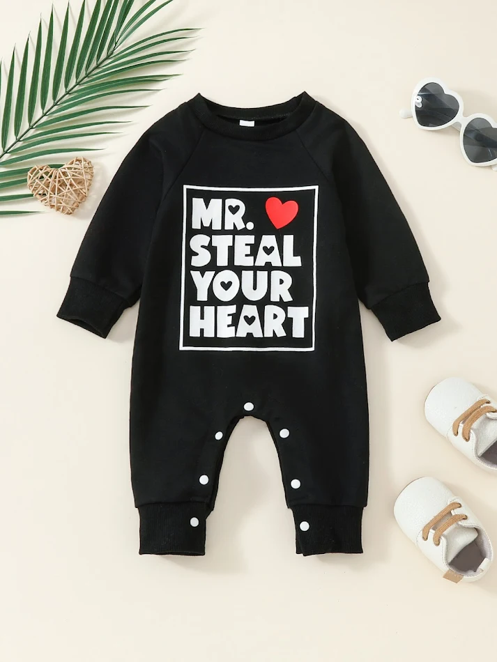 Baby eendelig romper Lang Klimmen Liefde, zacht en comfortabel voor je kleintje om te klimmen, spelen en de wereld te ontdekken met liefde