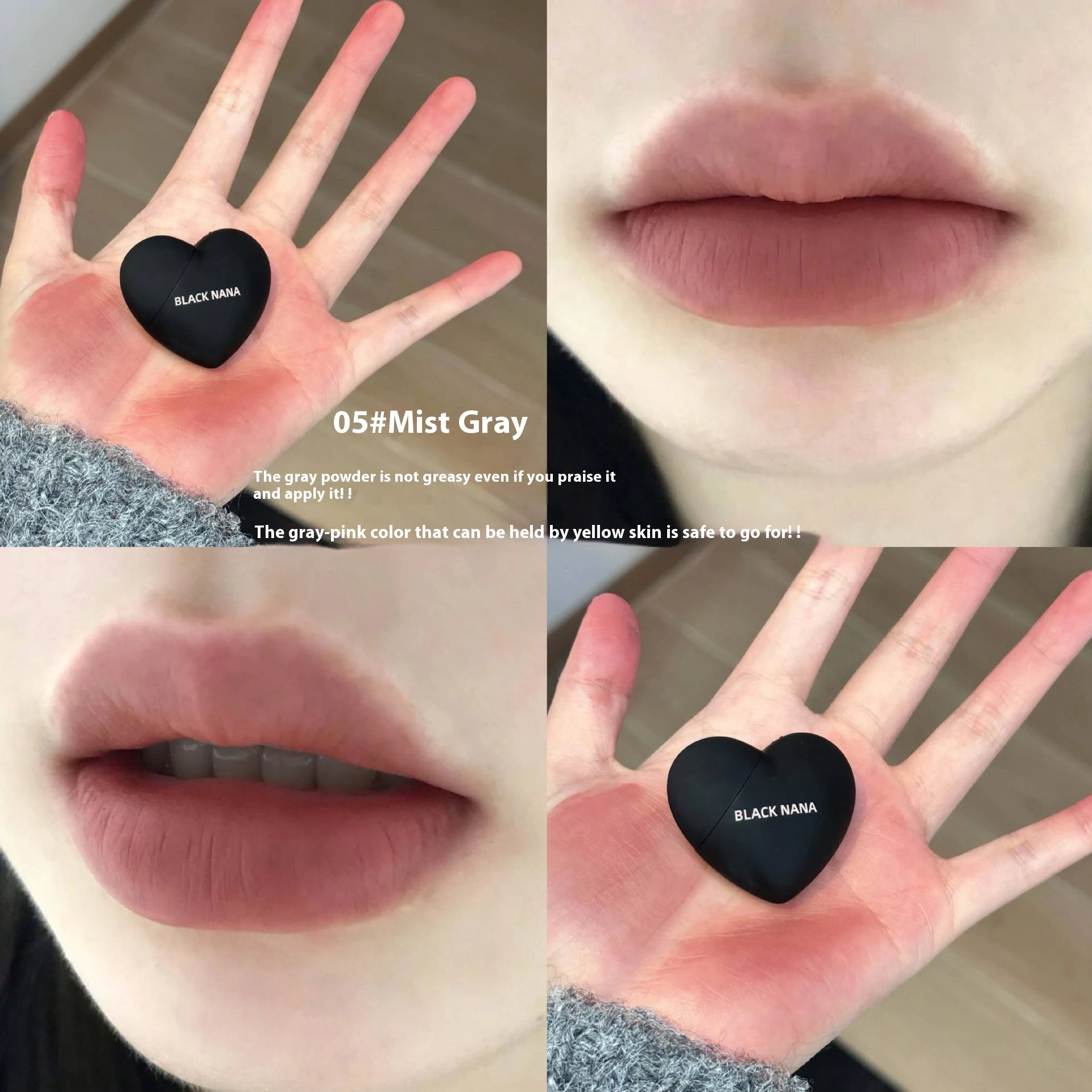 Title 4, Love Lip Mud Matte Finish Velvet Lip Lacquer Cr...