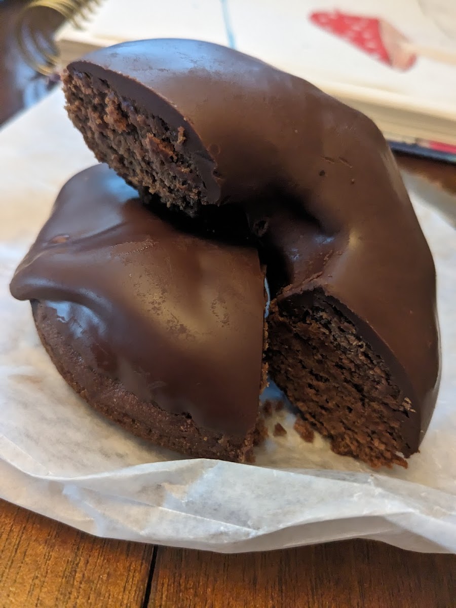 GF Double Chocolate Cake Donut