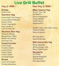 Garden Grill menu 1