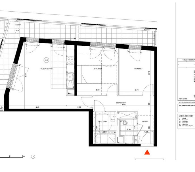 Location  appartement 3 pièces 63 m² à Noisy-le-Grand (93160), 1 390 €