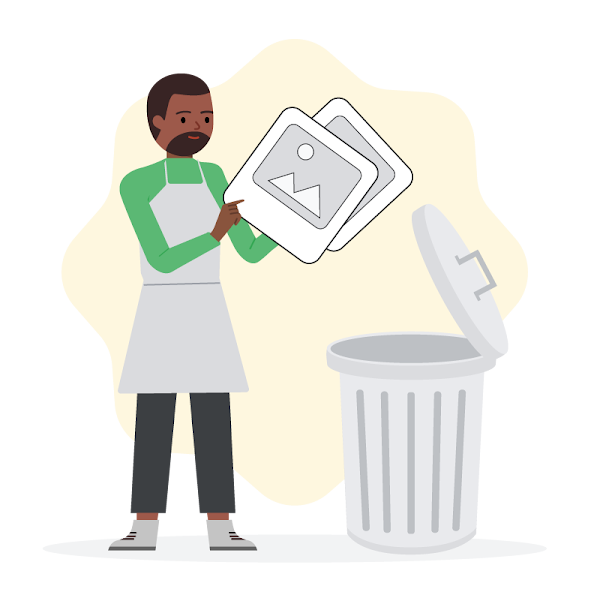 Delete your photo or video