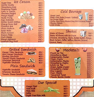 Novelty Sweets menu 2