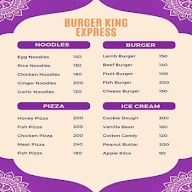 Burger King Express menu 1