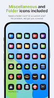Selene Noir: Dark Icon Pack Screenshot