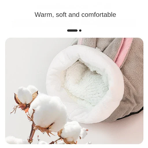 Hamster Cage Rodents Hammock Rabbit Bed House Supplies Guinea Pigs Ferret Velvet Nest Sleeping Warm Bed Small Cages Pet 