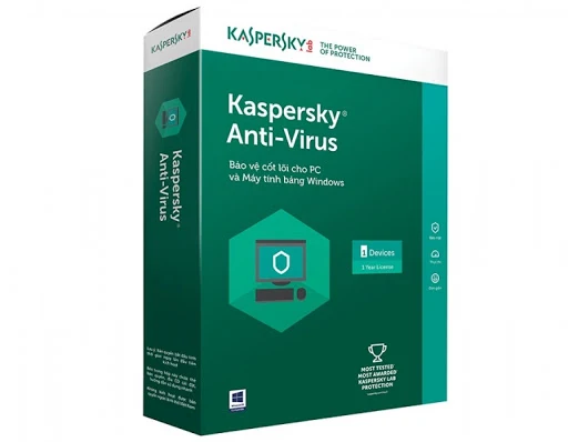 Phần mềm Kaspersky Antivirus 1 máy tính