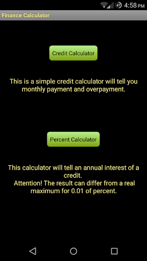 Financial Calculator