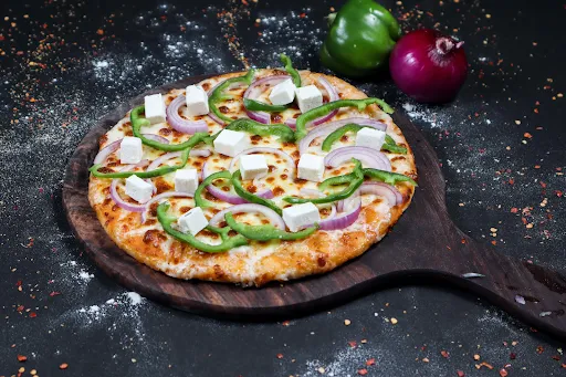 Onion Capsicum Paneer Pizza