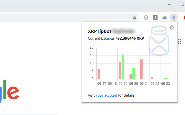 XRPTipBot BalanceView