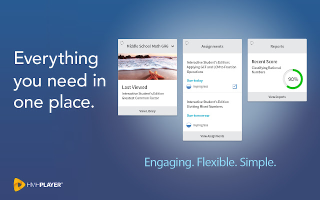 HMH Player chrome extension