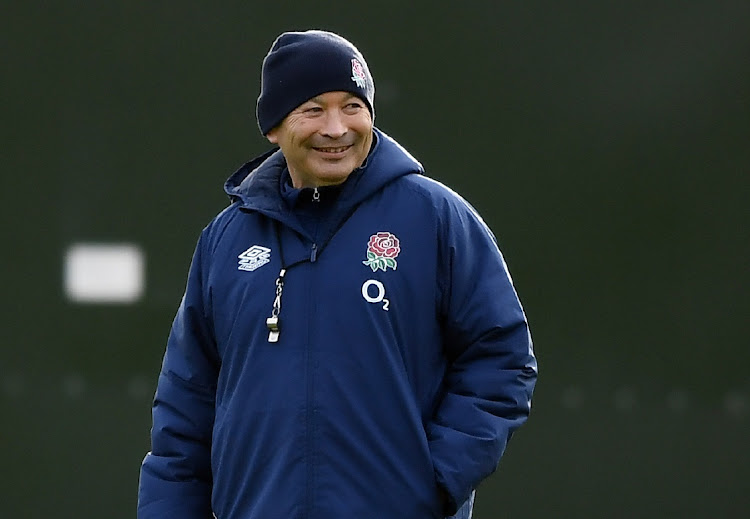 NO LAUGHING MATTER: England head coach Eddie Jones during training Alex Davidson/Pool via REUTERS