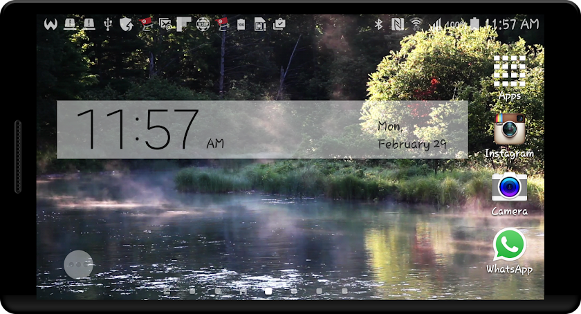 Peaceful River HD LWP Screen 2