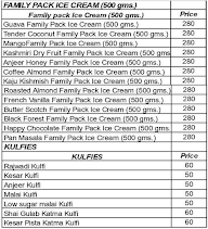 Old Mumbai Ice Cream menu 2