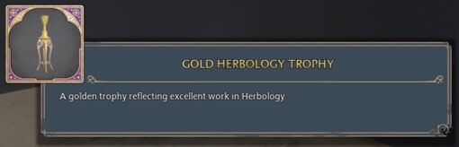 Herbology Gold Trophy