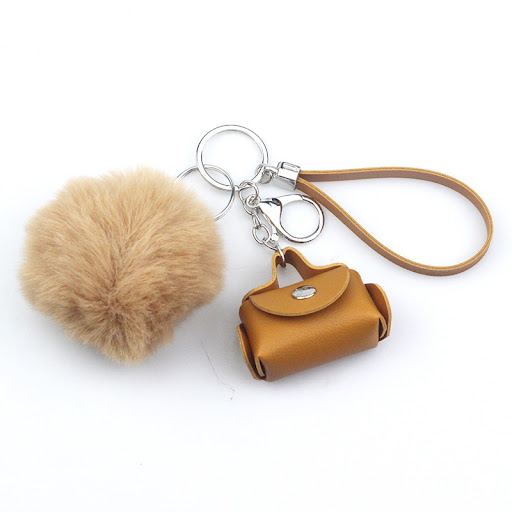 Title 5, Fashion Ornaments Creative Leather Bag Keychain...