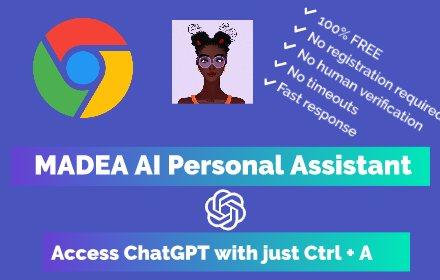 Madea AI - Unlimited, Fast Access To ChatGPT. small promo image