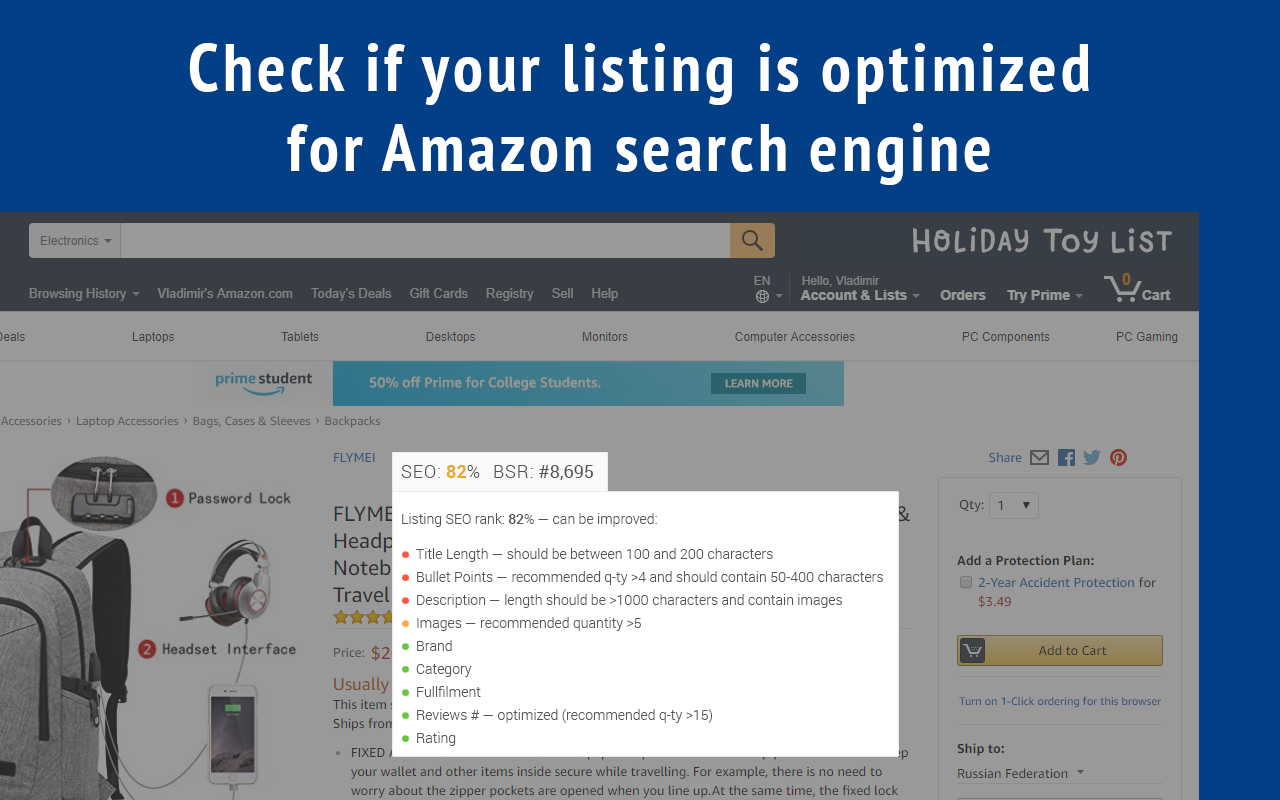 Amazon SEO Assistant Preview image 1