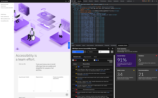 IBM Equal Access Accessibility Checker