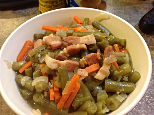 Green Beans with Arkansas Smoked Bacon