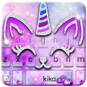 App Download Silver Unicorn Cat Keyboard Install Latest APK downloader