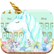 Rainbow Unicorn Colourful keyboard 10001004 Icon