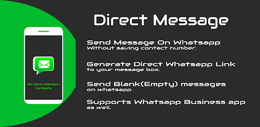 Whats Direct Message Without Saving Contact Num التطبيقات على