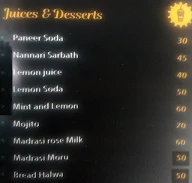 Madrasi Biryani menu 5