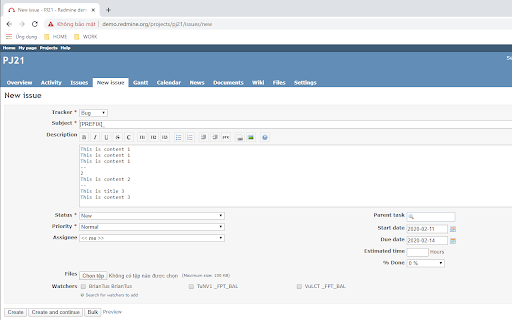 QuickRedmine