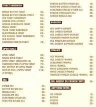 Mr Greeny Cafe And Fast Food menu 2