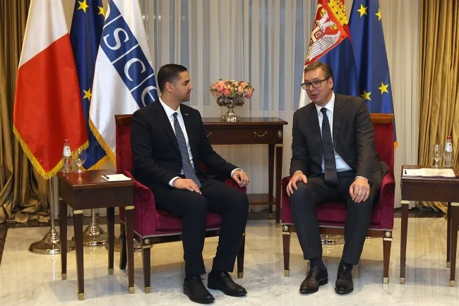 Vučić sa predsedavajućim OEBS-u o saradnji, reformama, regionalnim i geopolitičkim prilikama