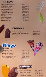 Vadilal Scoop Shop menu 3