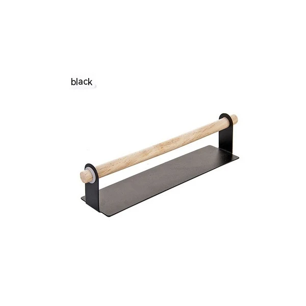 Barra de toallas adhesiva para pared sin perforaciones, de hierro. Toallero para cocina, porta paños. Estante para toallas, fácil instalación.