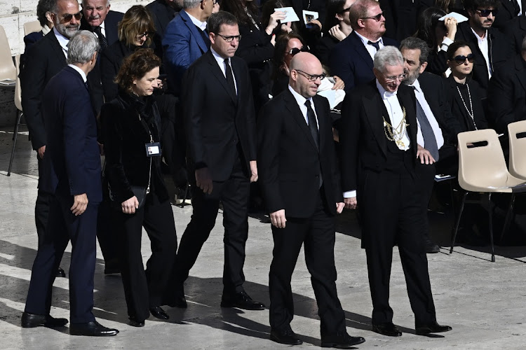 Italian President among dignitaries at the funeral of Pope Francis in St. Peter’s Square on April 26 2025. Born in Argentina as Jorge Mario Bergoglio, he was the first Latin American and the first Jesuit to become Pope when elected in 2013.