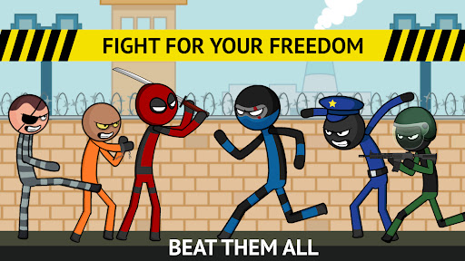 Screenshot Stickman Fight. Prison Escape