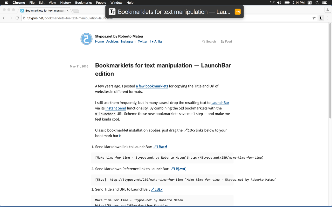 Send to LaunchBar Preview image 0