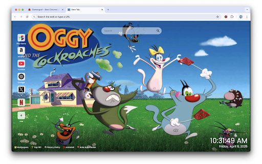 Oggy And The Cockroaches Wallpaper