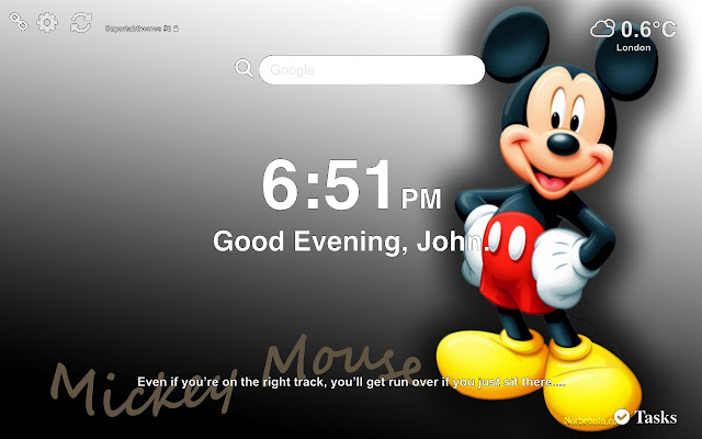 Mickey Mouse Wallpaper Tab Theme