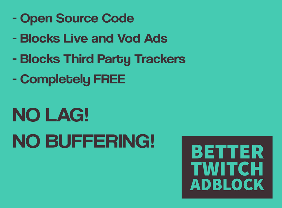 Better Twitch Adblock Preview image 1