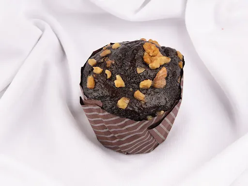 Eggless Chocolate Walnut Muffin