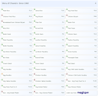 Chawla's- Since 1960 menu 4