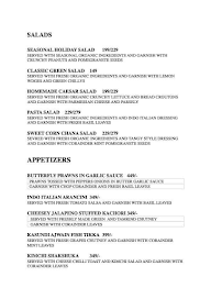 Purple Butterfly All Day Eatery & Bar menu 2