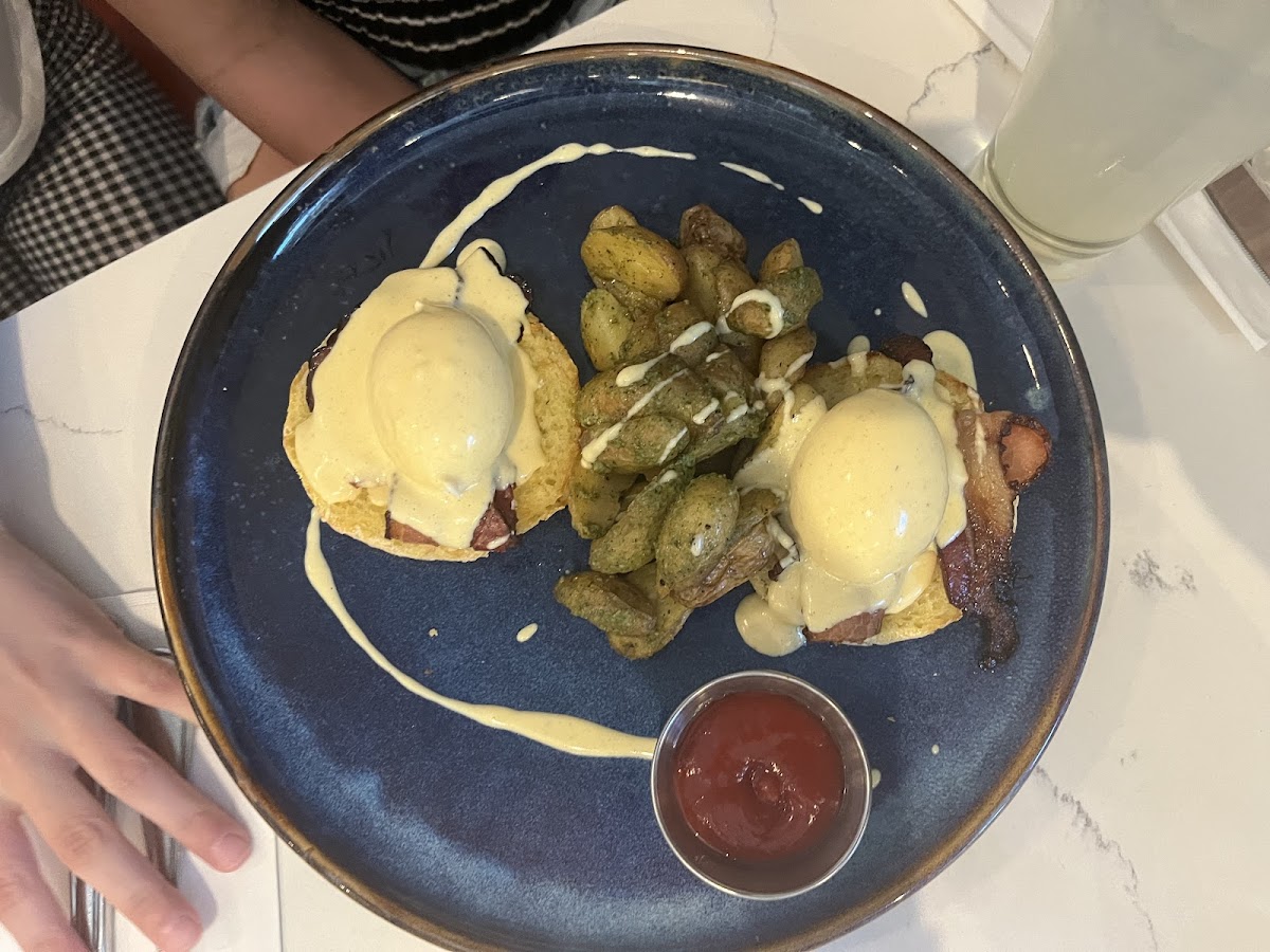 Traditional eggs benny