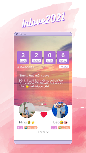 Screenshot inlove - Love Days Counter