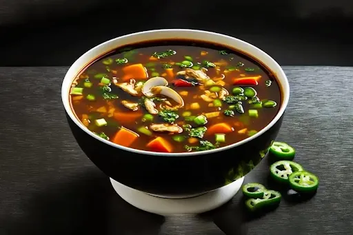 Veg Hot And Sour Soup [500 Ml]