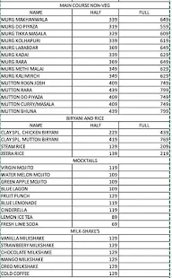 Clay Kitchen menu 2