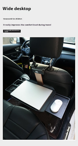 Title 8, Car Dining Table Rear Seat Folding Rice Table L...