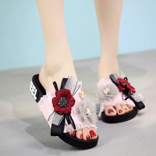 Title 8, Womens Denim Sandals and Slippers Stylish Comf...