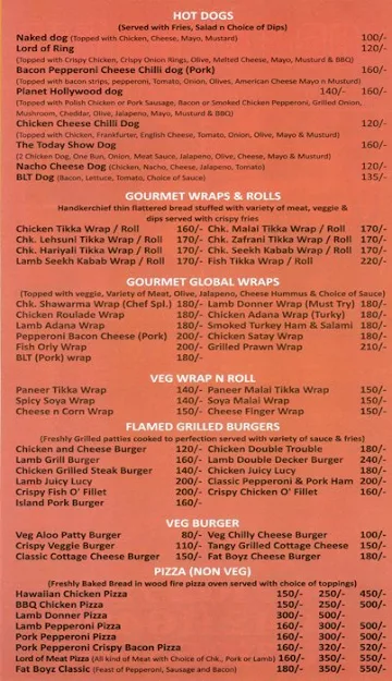 Lord Of Grillz menu 