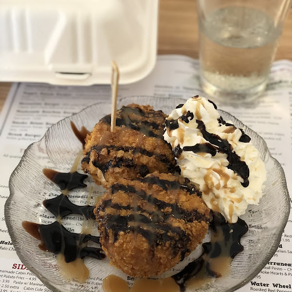 The gluten free fried ice cream!